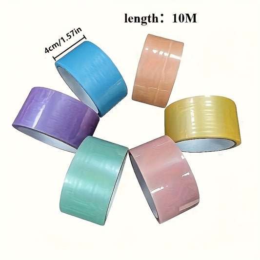 3 rolls of 393.7inch colorful transparent waterproof tape, DIY craft tape for making clear balls and handmade crafts