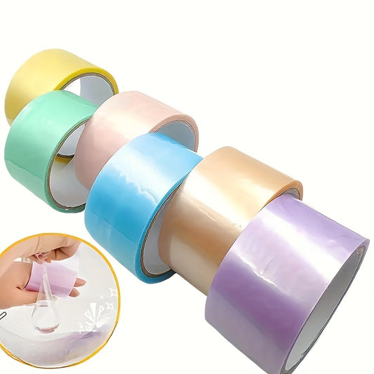 3 rolls of 393.7inch colorful transparent waterproof tape, DIY craft tape for making clear balls and handmade crafts