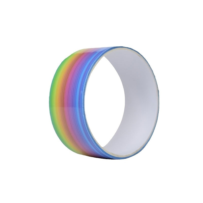 1Roll Rainbow Ball Tape Ice Transparent Crystal Adhesive Ball Tape Water Balloon Tape Freehand Drawing Adhesive Decompression Tape Ball